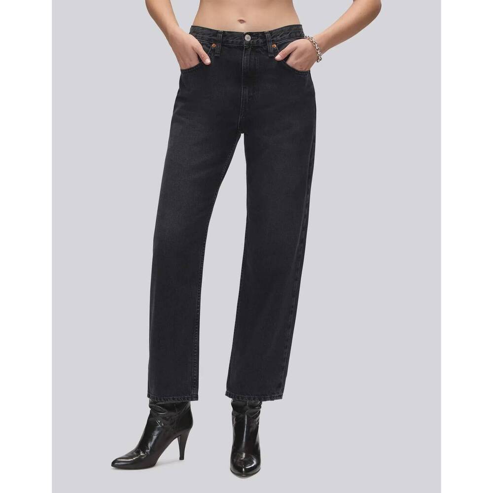 NEW RE/DONE ollie relaxed boyfriend jeans in faded out